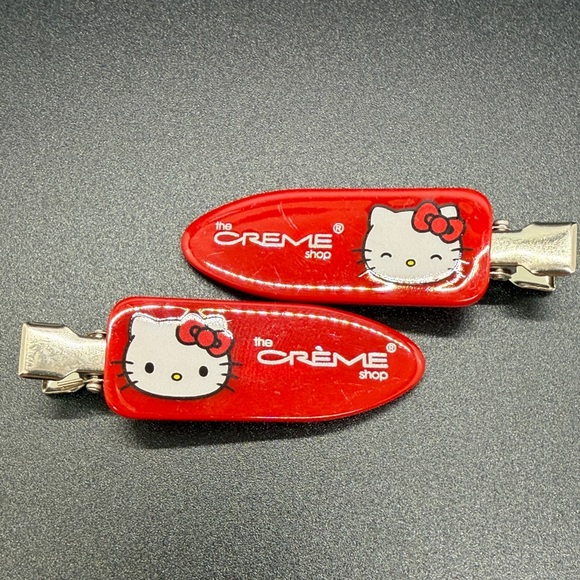 The Creme Shop Accessories - 3/$15 The Crème Shop Red Hello Kitty Hair Clips